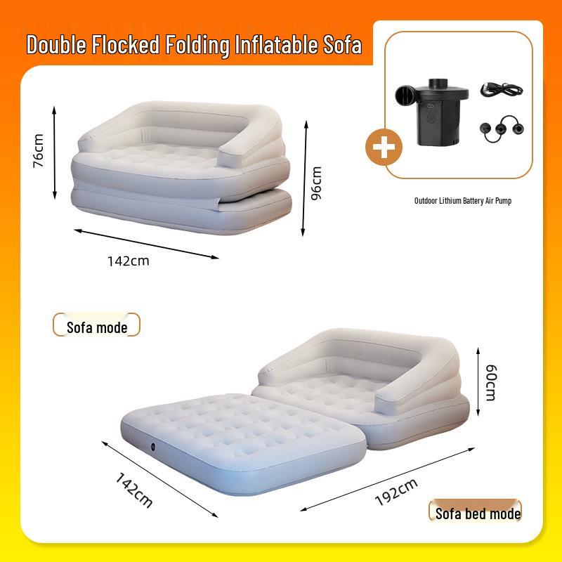 Портативный надувной диван-кровать для улицы и походная надувная подушка