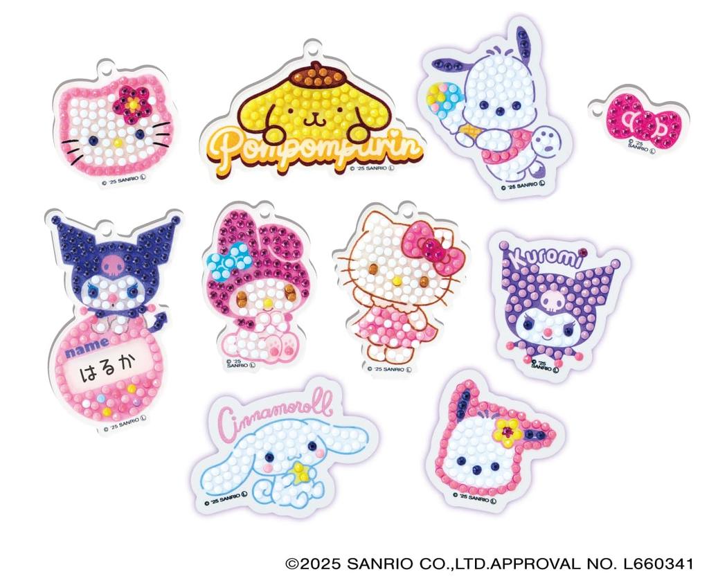 AGATSUMA Sanrio Персонажи Сделай сам Блестящий Бисерный Аппарат 6 лет и (Рекомендуемый возраст:)
