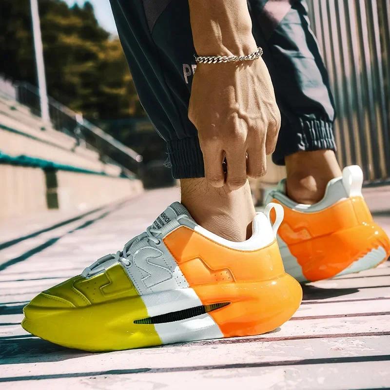 Мужская обувь Кроссовки Мужские теннисные туфли Роскошные мужские повседневные кроссовки для бега Дышащие модные мокасины Кроссовки для мужчин