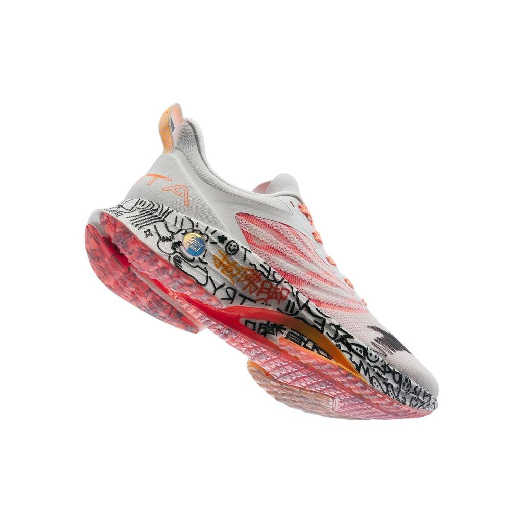 Anta Mach 3.0 Limited Edition Professional Racing Shock Absorbing Прочные низкие кроссовки для бега для мужчин белые розовые 112325583S-9