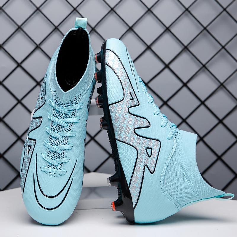 Бутсы World Cup 15 мужские и женские с высоким верхом AG длинные шипы TF шипы-сороконожки студенческие соревновательные тренировочные бутсы