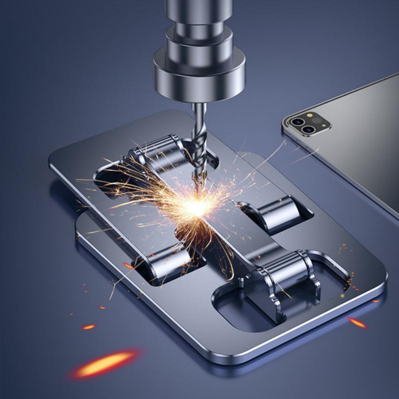 Настольная подставка для мобильного телефона из алюминиевого сплава, складная подставка для планшета iPad, настольный кронштейн для сотового телефона, ленивый держатель для крепления для смартфона