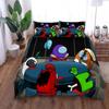 Exquisite 3D Game A-Amongs Us Wallpaper Anime Digital Print Bedding Set Duvet Cover Comforter Bed Youth Kids Girl Boys Gift