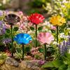 Ornamental Horticulture Bee Butterfly Watering Station Flower Shape Bird Bath  Wildlife Garden