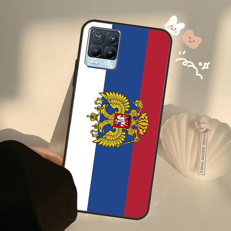 Эмблема российского флага для Realme GT Neo 2 3 Master 9i 8i 8 9 Pro Plus Чехол для OnePlus 10 Pro 9 9R Nord2 Чехол