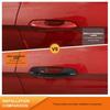 2PCS Carbon Fiber Door Handle Cover Caps For Ford Mustang 2015- Accessories