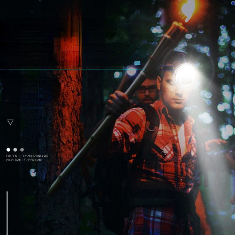 T20 супер мощный встроенный аккумулятор налобный фонарь USB перезаряжаемый светодиодный многофункциональный водонепроницаемый фонарик фонарик для отдыха на природе