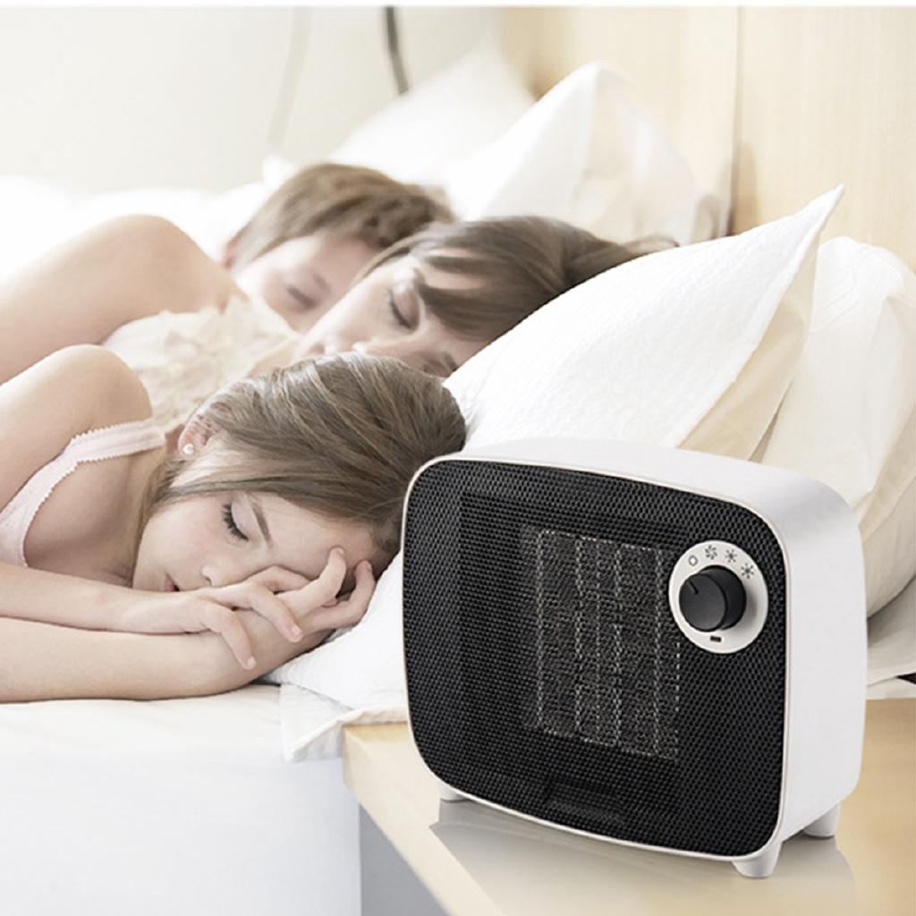 Маленький портативный обогреватель-вентилятор 1500 Вт Электрический комнатный мини-обогреватель-вентилятор 220 В Настольный вентилятор Портативный обогреватель Воздуходувка