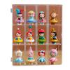 Figure Display Cabinet Doll Transparent Fashionable Lock Catch Figurine Holder Stand for Anime