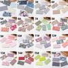 5pcs / Lot Printed Patchwork Cotton Fabric Doll Handmade Accessories Floral Fabrics for DIY