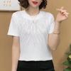 Casual Womens T Shirt With Print And Short Sleeves For Summer Comfort