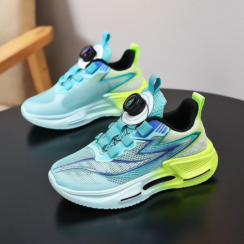 Boys' shoes for summer2026New breathable mesh children's basketball shoes, featuring a non-slip, soft-soled design for older children and teenagers