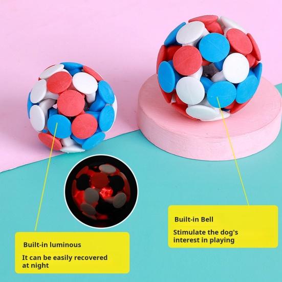 Dog Ball Toy Tough Dog Chew Toy for Aggressive Chewers Interactive Dog Training