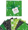 Christmas Theme Print Precut 5-inch Cotton Fabric Quilting Squares Charm Pack DIY Patchwork Sewing