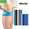10 шт./набор Кинезиологическая лента для голеностопа, колена, плеча, локтя, для бега, для любой активности, поддерживающая лента, предварительно нарезанная лента для колена для стабильности коленей