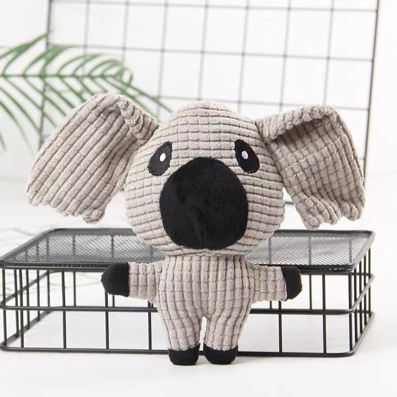 Неразрушимая плюшевая игрушка для собаки: Желтый утенок-компаньон, устойчивый к укусам