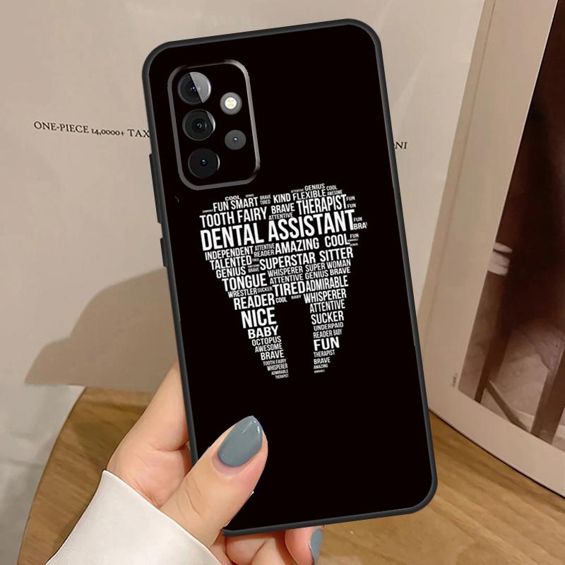 Dental Definitions Tooth Case For Samsung Galaxy A56 A36 A16 A06 A13 A33 A53 A52 A32 A12 A54 A34 A14 A35 A55 A17 A15