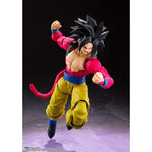 TAMASHII NATIONS S.H.Figuarts Dragon Ball Z Super Saiyan 4 Son Goku, Approximately 150mm, PVC & ABS Painted Action Figure