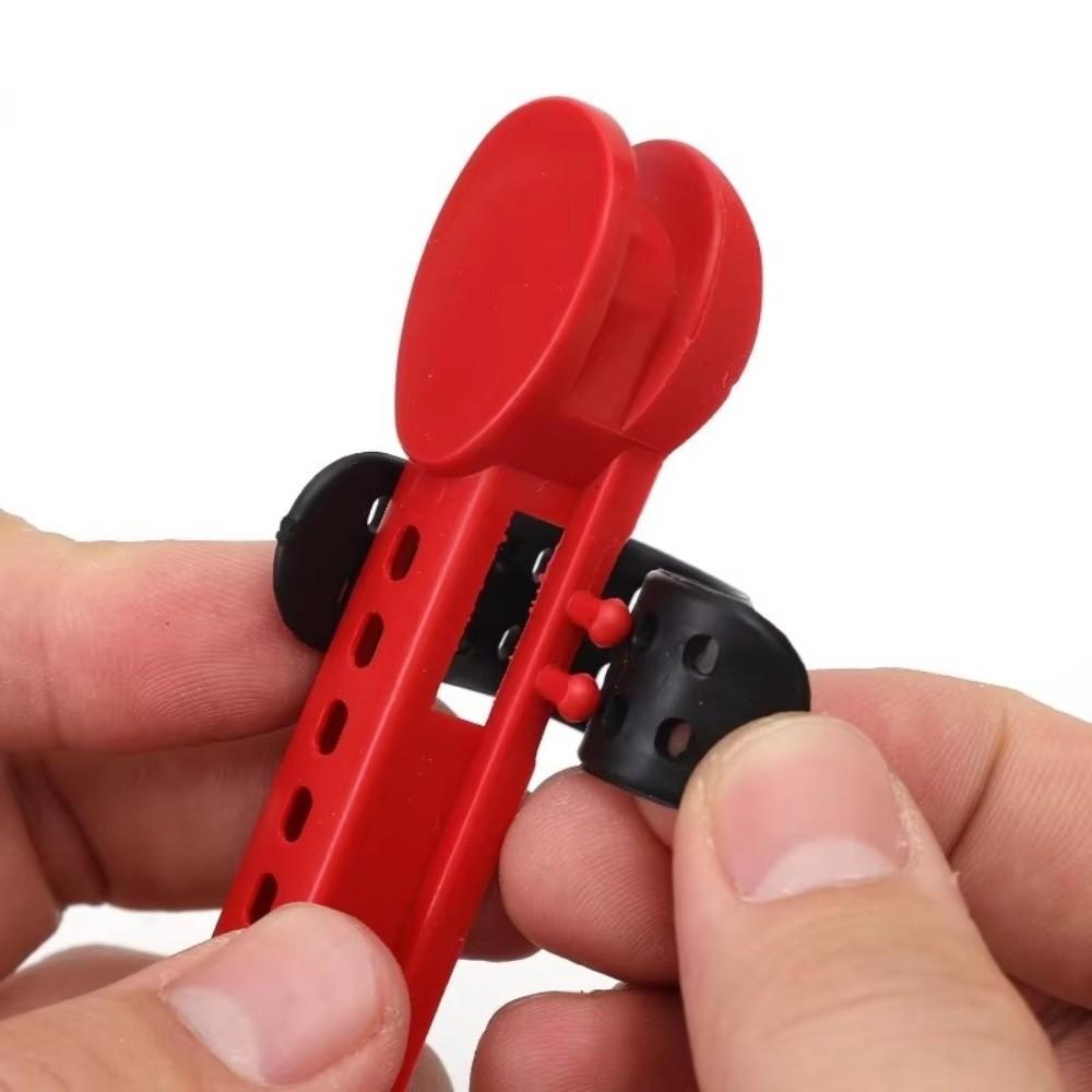 10pcs Random Color Fishing Rod Reel Leather Strip Fishing Line Winder Freshwater Fishing