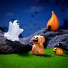 Halloween Pumpkin Ghost Micro Landscape Figurines Cute Small Ornaments Creative Diy Home Decoration Accessories Gifts