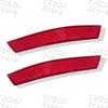 For Mercedes Benz ML Class W164 2009~2011 Rear Bumper Tail Lamp Reflector Light Red Lens Reflective Panel 1648200374 1648201574