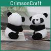 Plush Small Panda Toy With Short Plush Fabric For Childrens Gift Play And
