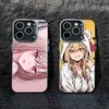 S-Darling Марин Китагава Цветной Серебристый Чехол Для Телефона Для iPhone 17,16,15,14,13,12,Pro MAX Черный Матовый Ударопрочный Чехол