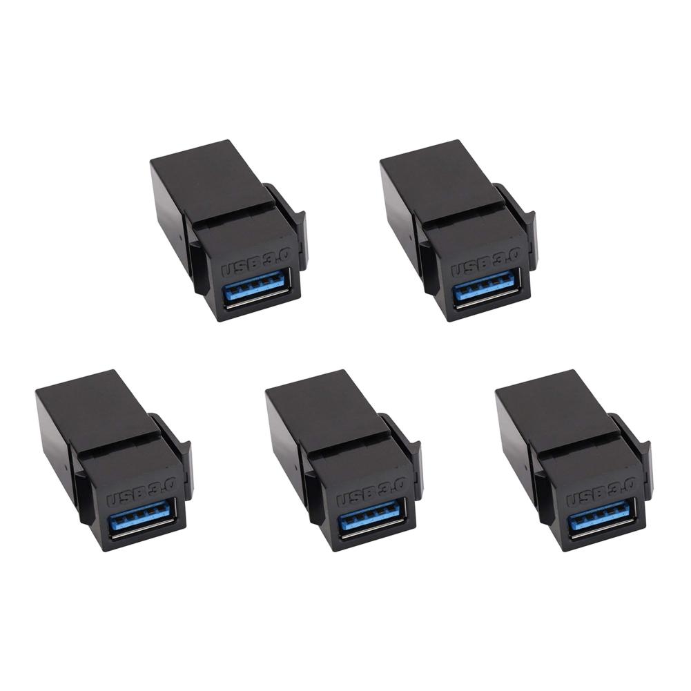 5/10 шт. Вставки типа Keystone USB 3.0 Адаптеры USB — USB Разъем-розетка Соединительный адаптер для настенной розетки