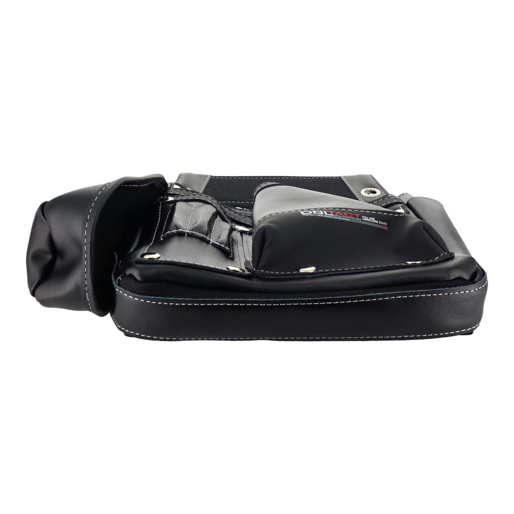 Sankyo Corporation DBLTACT Genuine Leather Excellent Nail Bag 2 Tiers with Ink Point Case Black DTL-11-BK