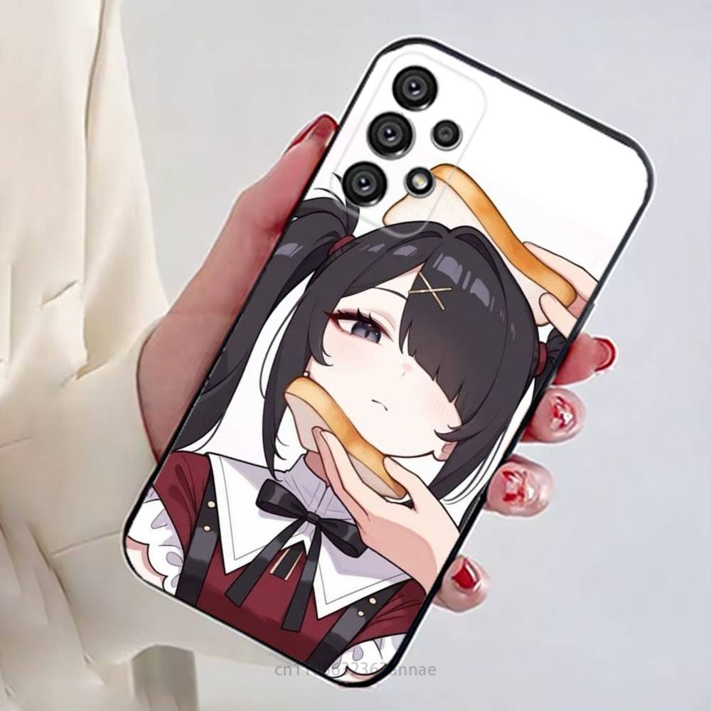 Чехол для телефона игры Needy Girl Overdose для Samsung Galaxy A13, 21s, 22, 31, 32, 52, 53, 71, 80, A91 Мягкий черный корпус