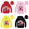 Kids Trolls Print Hoodie Cotton Pullovers Coat Jacket Gift Yrs