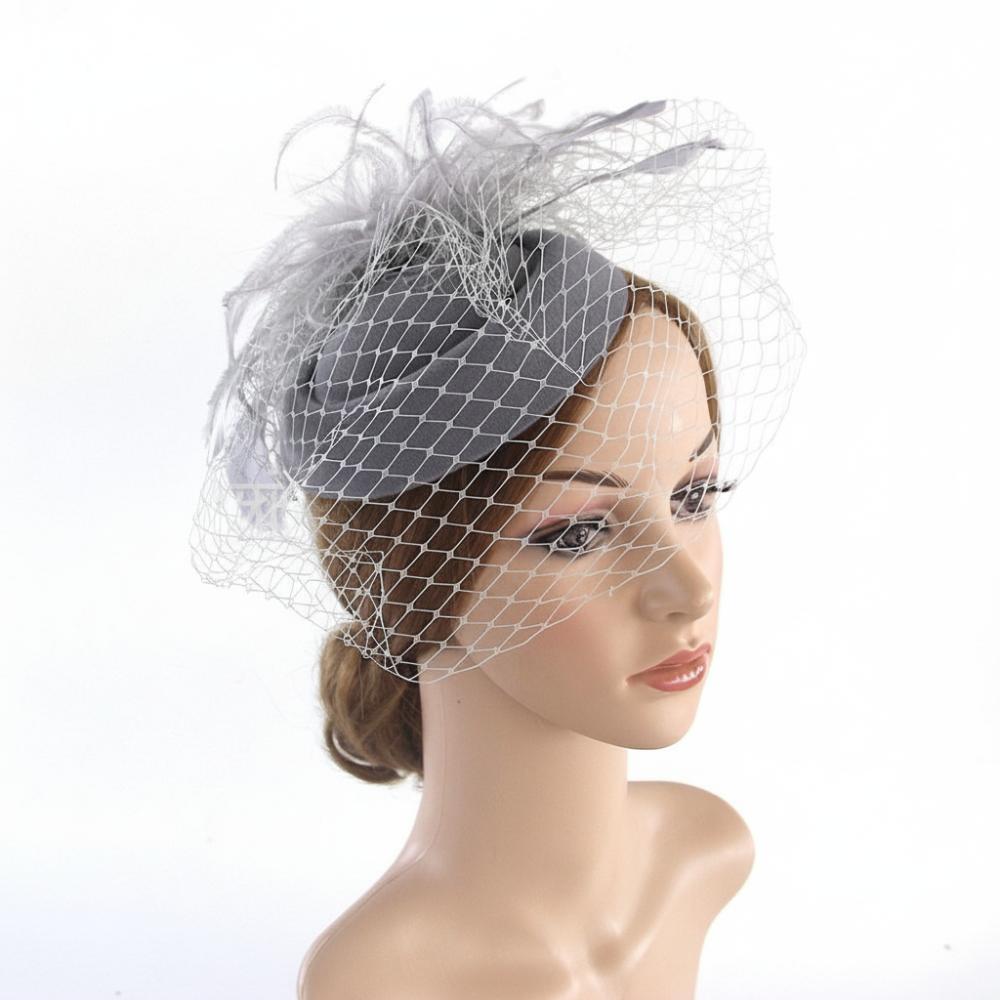 Fishnet Veil Felt Fascinator Hat Elegant Pillbox Hats New Wedding Veil Hat Wedding Party