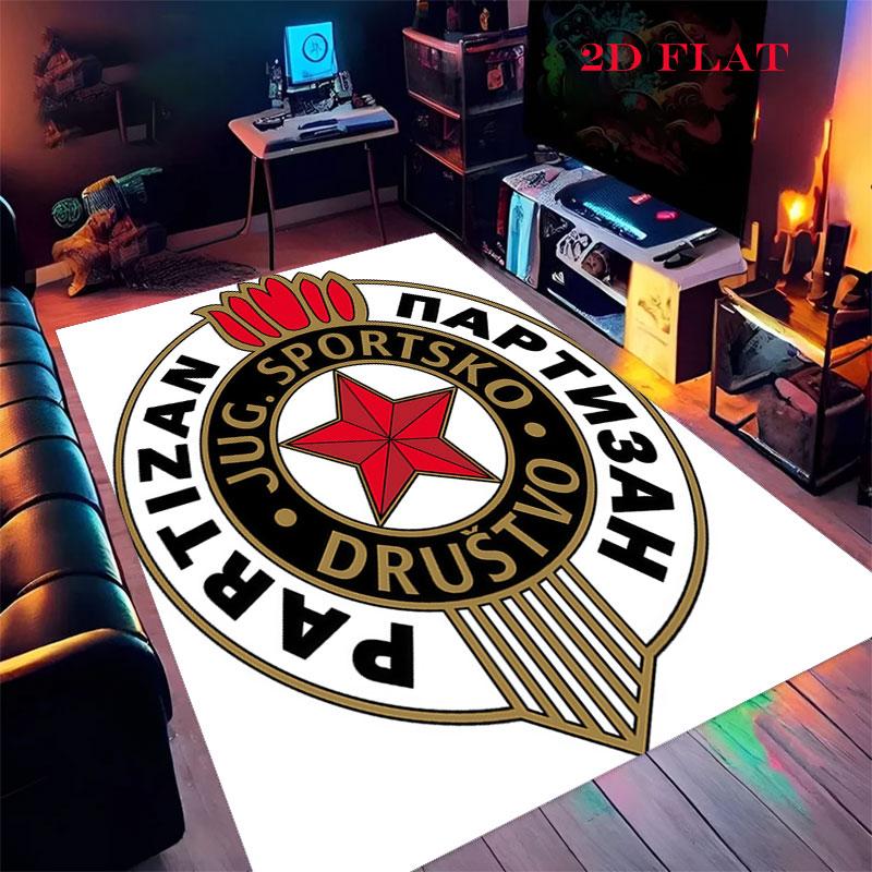 Partizan logo Carpet Rug for Living Room Bedroom Home Sofa Decoration,Kids play Nonslip Floor Mat