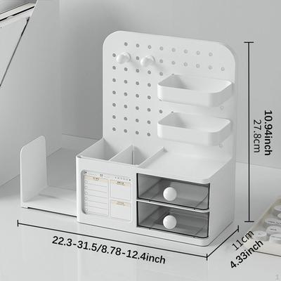 Органайзер для стола с ящиком Органайзер Аксессуары Принадлежности Креативная перфорированная доска Макияж