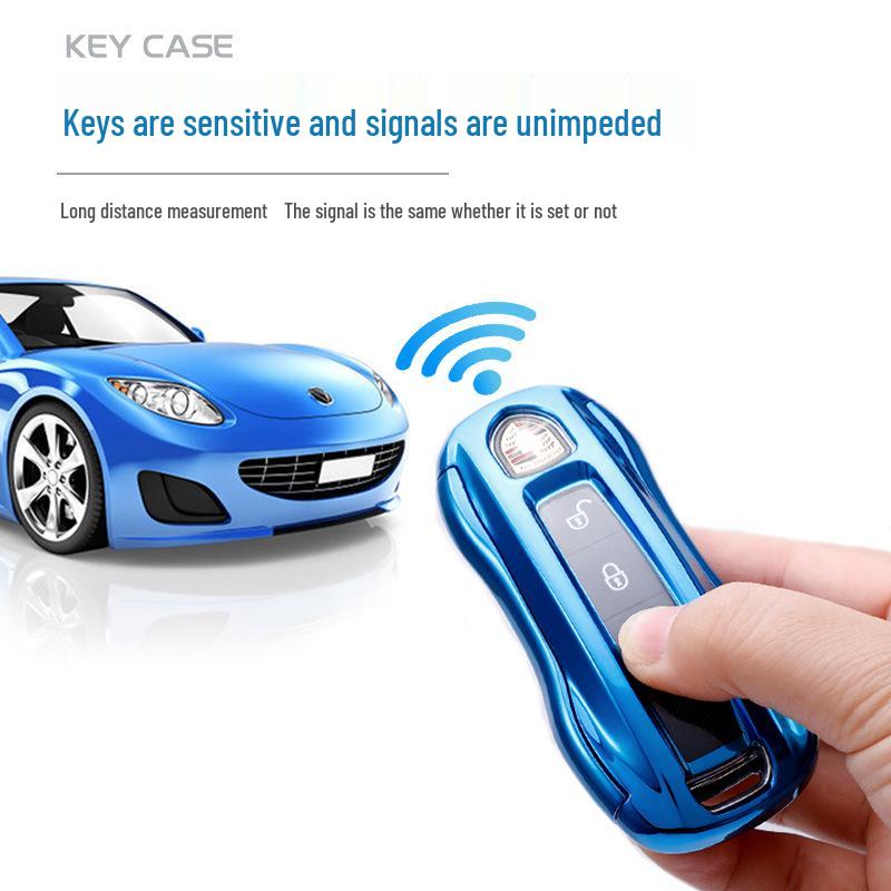 Чехол для ключа Porsche для Cayenne, Macan, Panamera и 718 - Защитный корпус для автомобильного ключа