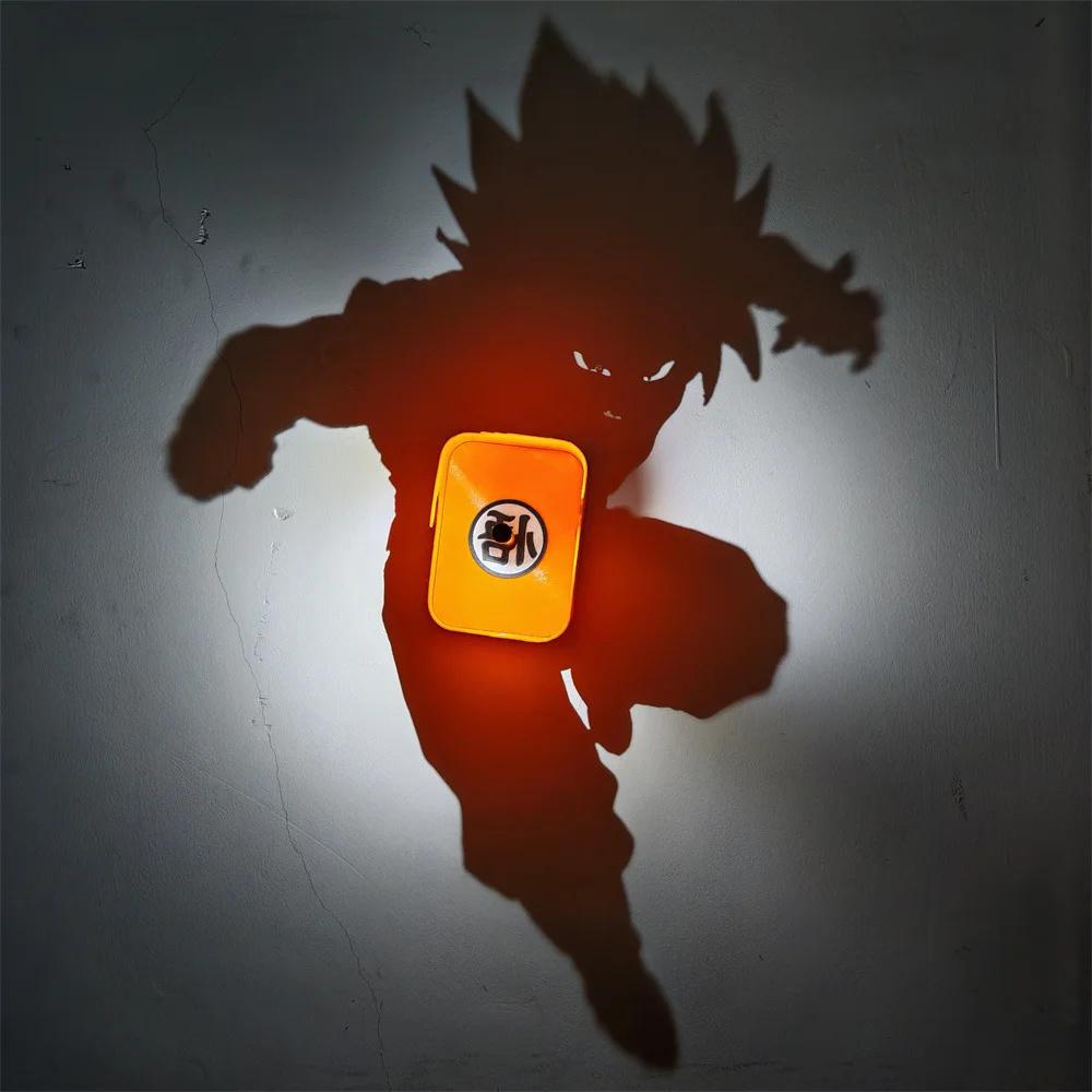 Anime Projection Lamp LED Shadow Light Creative Silhouette Night Light Room Wall Decor Atmosphere Gift For Anime Fans Room Party