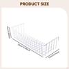 Hanging Wire Basket Cabinets Organizer Farmhouse Supplies Shelf Storage Rack for Garage Grid Panel