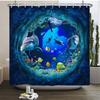Мечта Звездное Небо Океан Медуза Ванная Водонепроницаемый Набор Штор для Душа с 12 Крючками Коврик для Ванной Нескользящий Коврики Чехол для Сиденья Унитаза