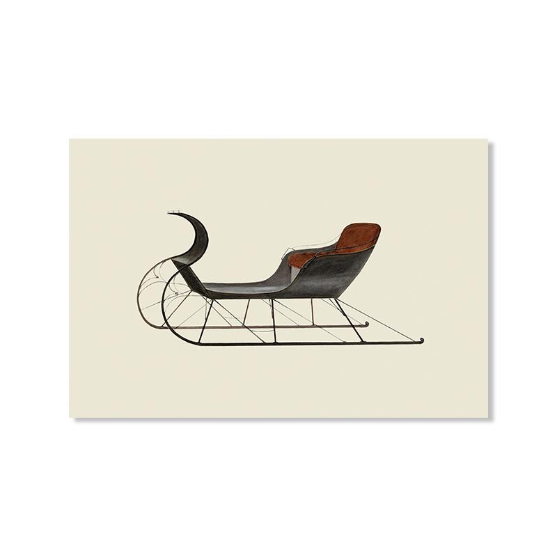 Рождественская галерея настенных художественных принтов, деревенская зимняя масляная живопись, холст, постер, праздничные декоративные настенные картины, декор стен в стиле фермерского дома