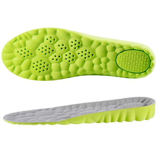 Yousheng 1 Pair Breathable Insoles Moisture-Absorbing Shock Absorbing U-Heel Support Sports Shoes Inserts Comfortable Walking Shoe Insoles