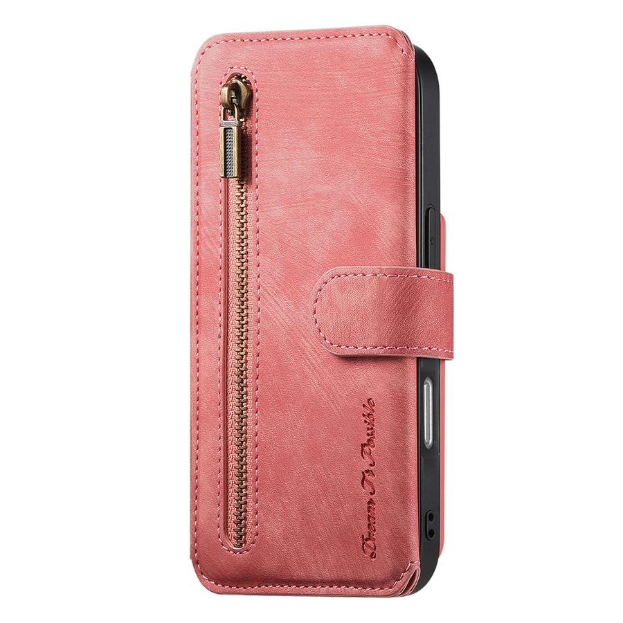 Кожаный держатель для карт из ПУ, кошелек на молнии с RFID-блокировкой для iPhone и Samsung