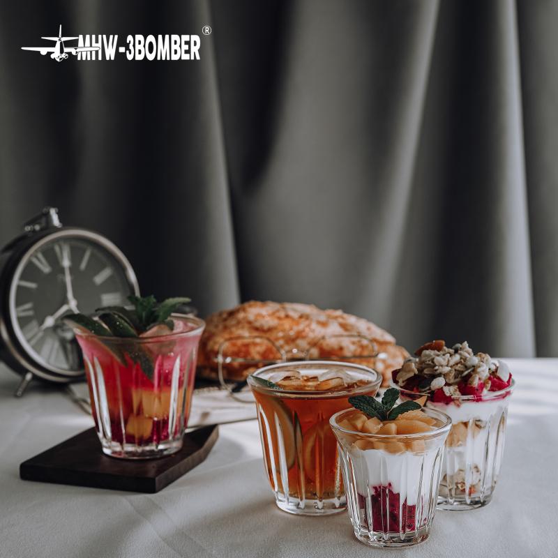 MHW-3BOMBER Wright Cup Coffee Glass Anti-Scald Несколько емкостей Инструменты бариста Аксессуары Латте Капучино Эспрессо