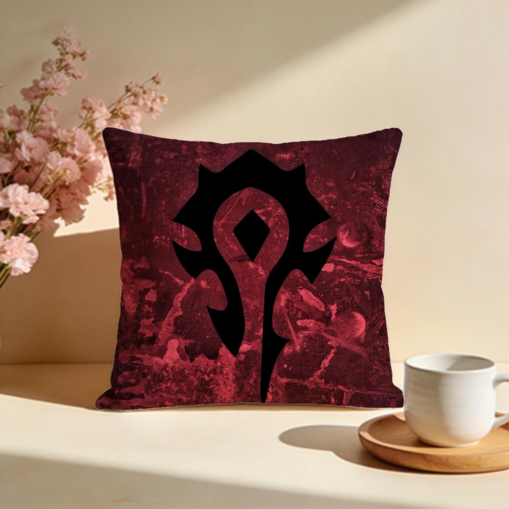 Stylish WWorld of Warcraft WOWable Cushion Cover Stylish Washable Pillow Cover Ideal for Couch Bedroom Car Decoration