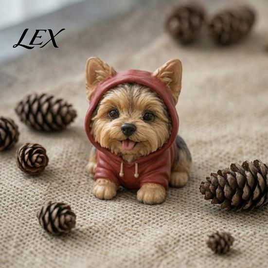 Holiday Decoration for Home 2026 Dog Christmas Advent Calendar, 24 Days Puppy Figures Countdown Calendar Lovers 2D Acrylic Cute Collectible Ornaments
