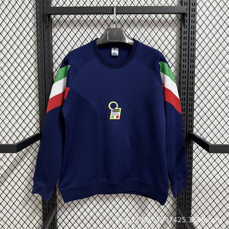 Long Sleeve Football Suit 2526 New Outdoor Sports Sweater Argentina Inter Bayern Arsenal Thickened Cotton Sweater