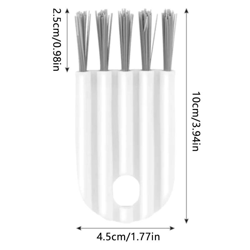 3 шт. многофункциональная гибкая щетка для чистки чашек, щетка для чистки сосок, бутылок, бытовая щетка для чистки клавиатуры, кухонный инструмент
