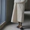Женские винтажные нерегулярные теплые юбки с эластичной резинкой на талии, однотонная одежда, зимняя новая женская трапециевидная повседневная юбка