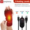 Heated Wrist Massager 3 Adjustable Levels Breathable Wrist Guard Thermal Therapy For Tenosynovitis Relief Sports Protection