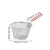 Deep Fry Basket In Stainless Steel for Kitchen Use, Wire Strainer
