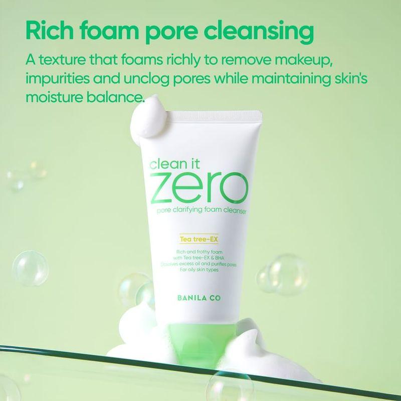 BANILA CO Clean It Zero Pore Clarifying Foam Cleaner для очищения пор